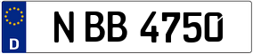 Truck License Plate